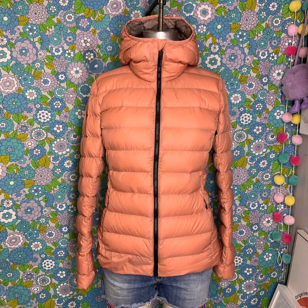 Adidas Sample Peach Down Puffer Jacket Size:S - image 1
